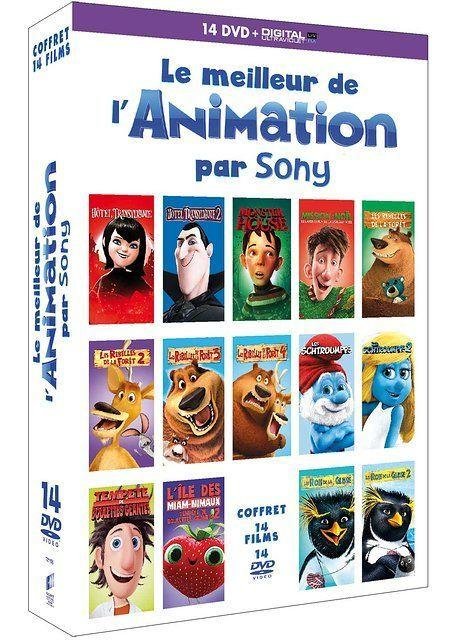 Le meilleur de l'animation par sony - coffret 14 dvd - dvd