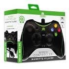 Accessoire microsoft manette filaire noire xbox 360