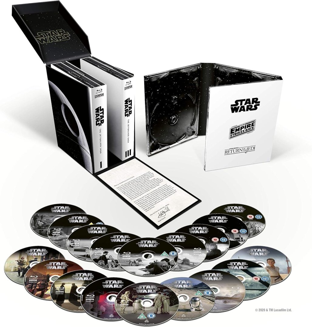Coffret bluray la saga skywalker