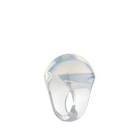 Bague cabochon transparant