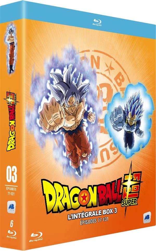 Coffret dragon ball super, saisons 1 a 3, episodes 1 a 131