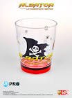 Verre plastique albator drapeau