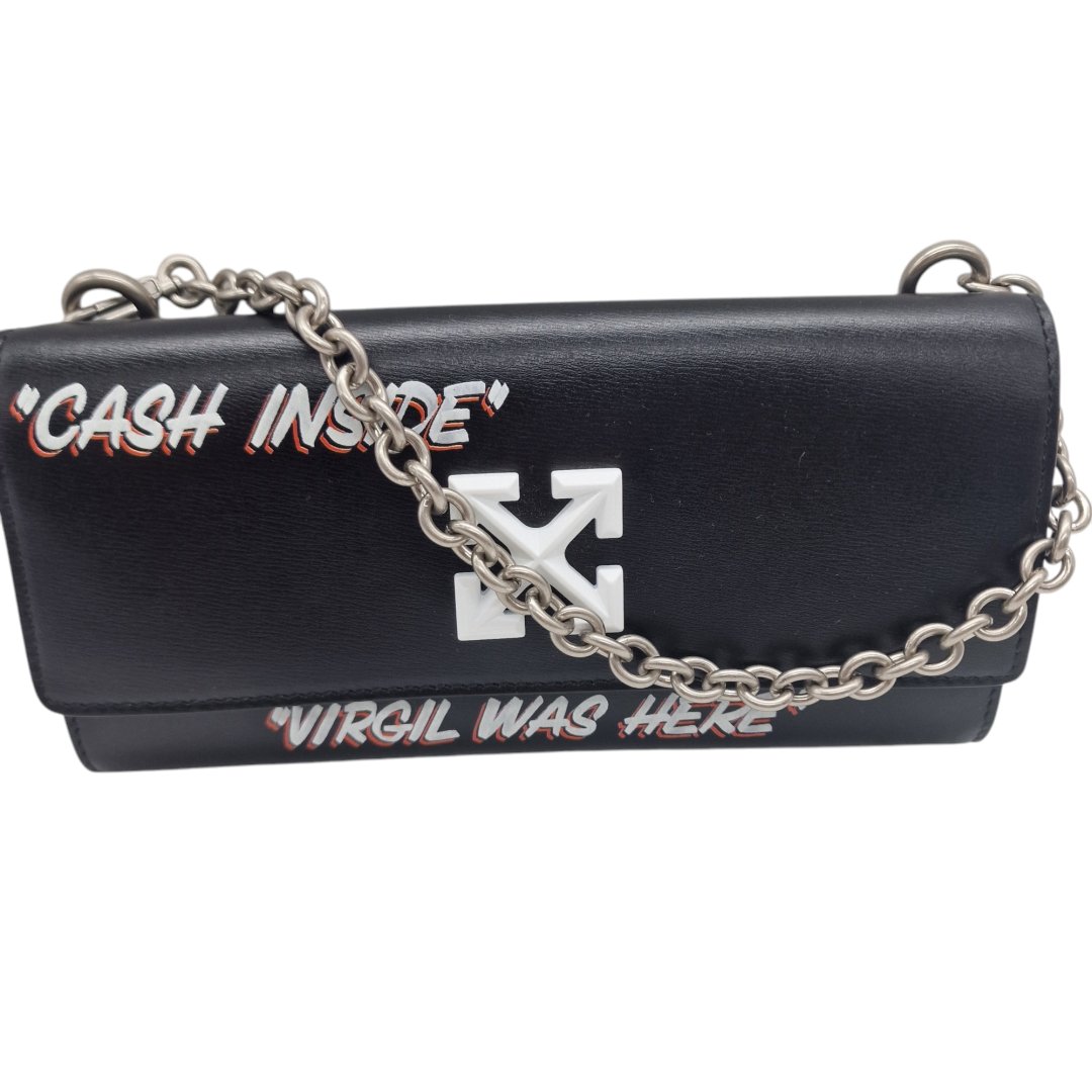 Portefeuille jitney on chain quote cuir
