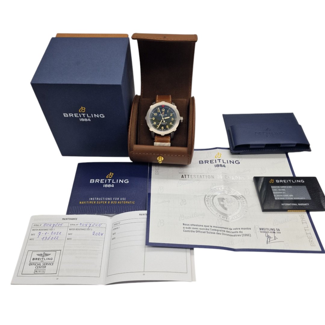 Montre automatique aviator super 8 b20 46mm