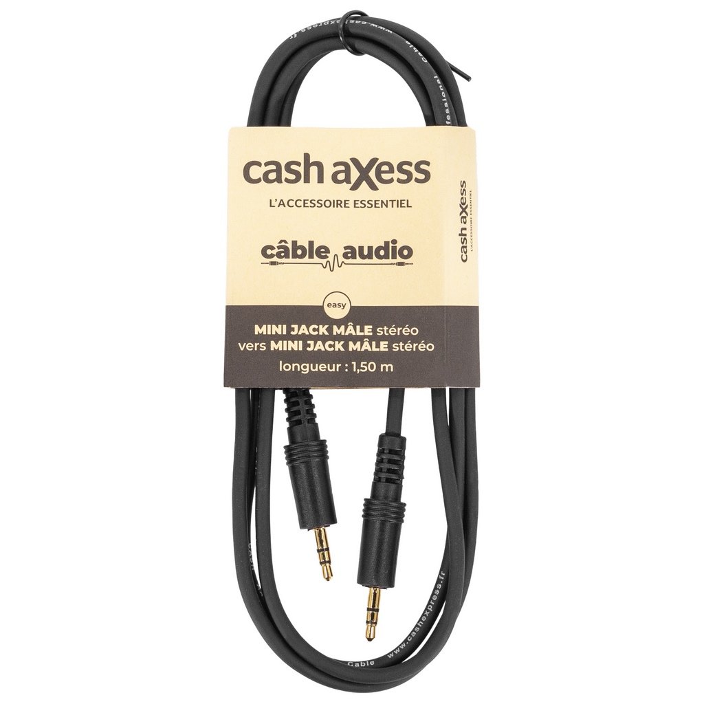 Cable mini jack - mini jack 1.5m cascabsmmsmms1m50eas