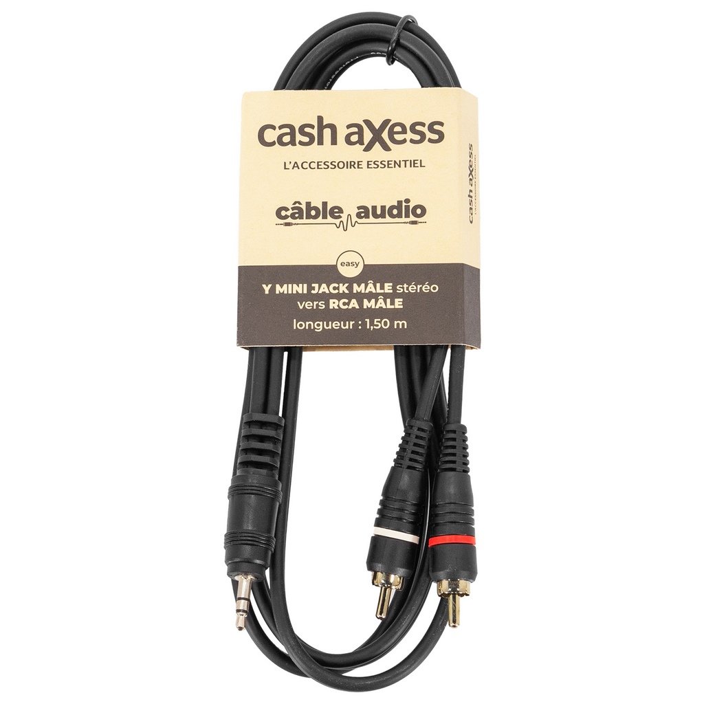 Cable y 2rca - mini jack 1.5m cascabymmsrm01m50eas