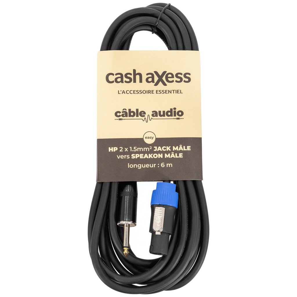 Cable speakon - jack 6m cascabsjm1sm16m00eas