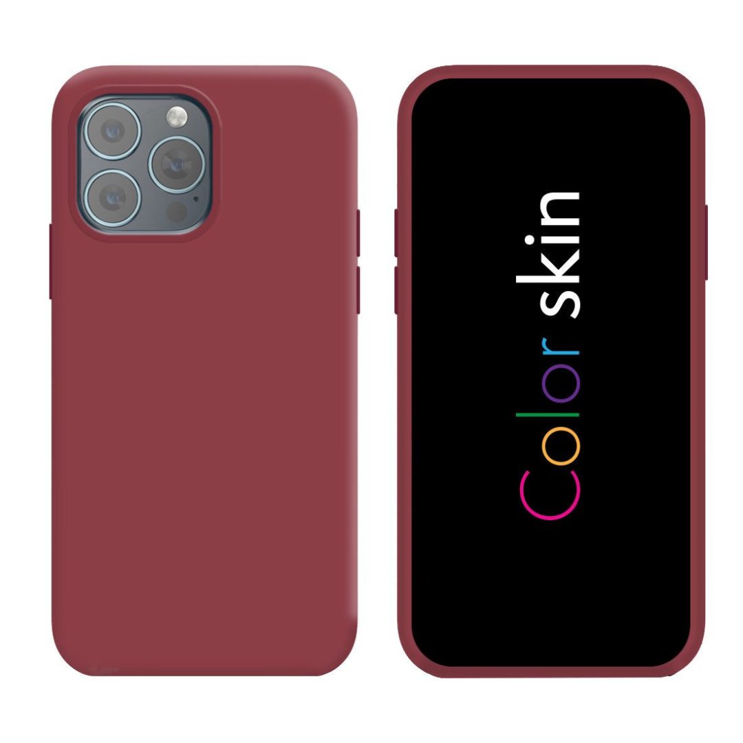 Coque iPhone 16 pm lie de vin befluoip16pmburgun