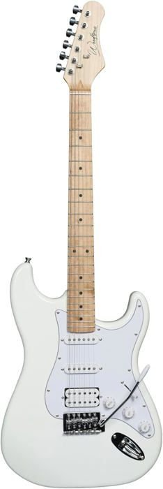 Guitare electrique blanche