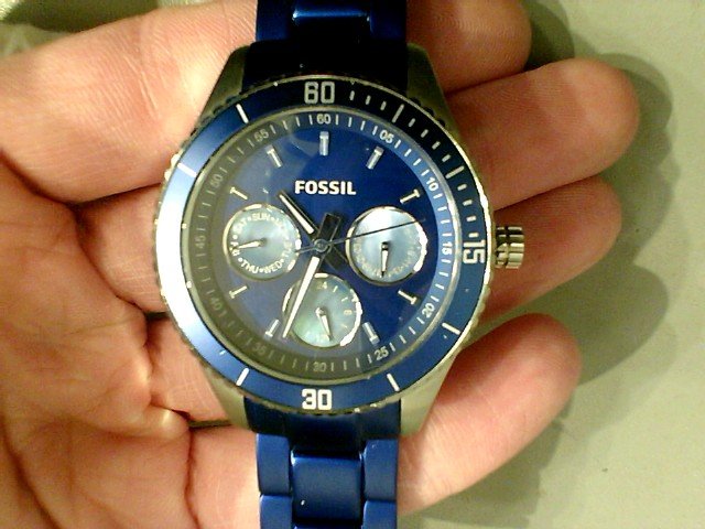 Montre bleue