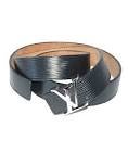 Ceinture cuir epi noir femme 85/34