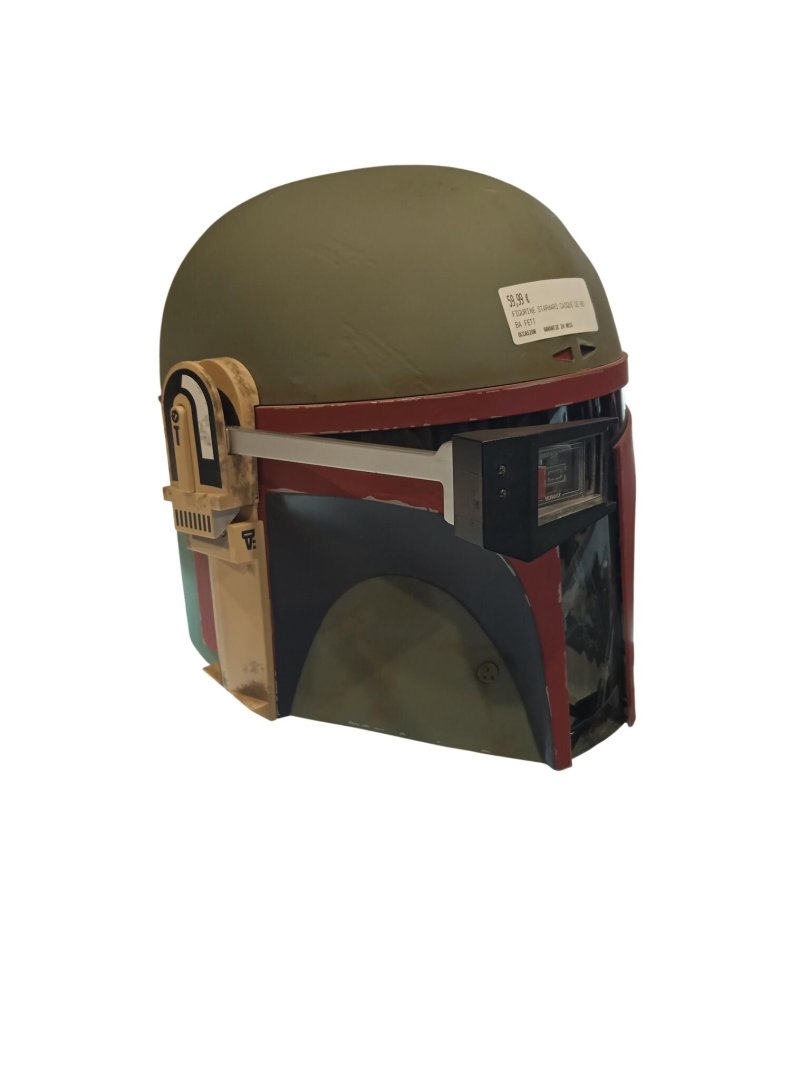 Figurine casque de boba fett
