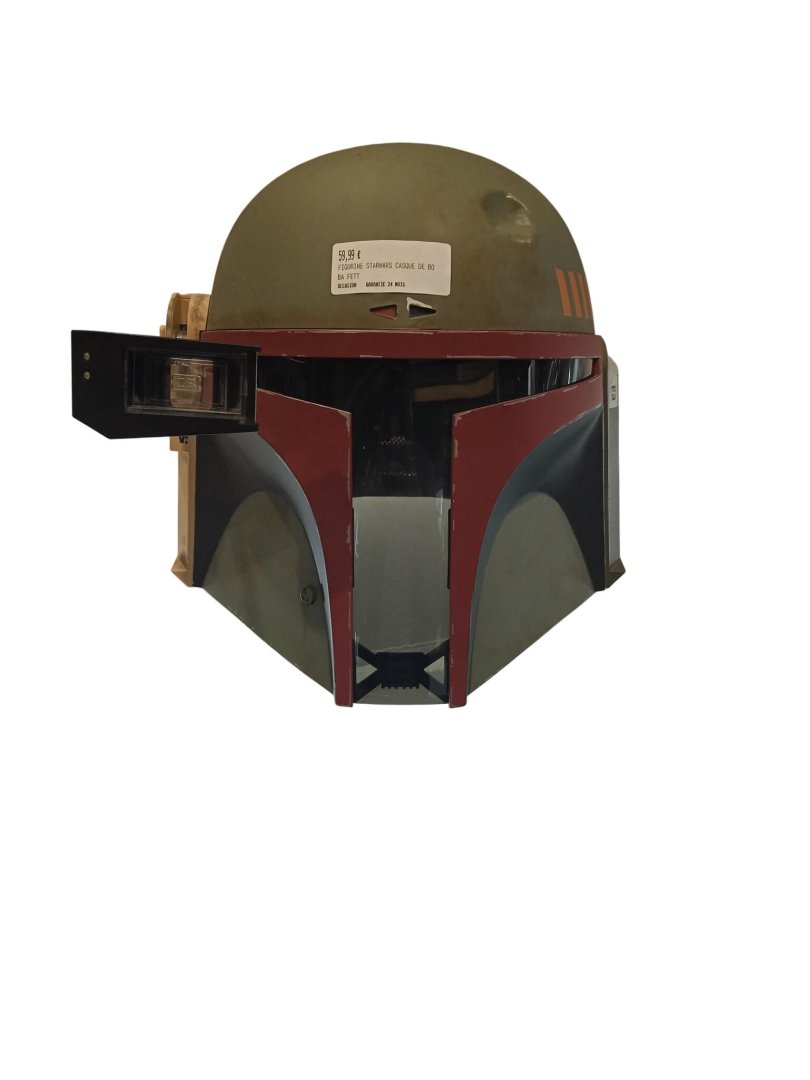 Figurine casque de boba fett