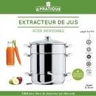 Appareil extracteur de jus inox