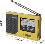 Radio fm portable piles hpg311y