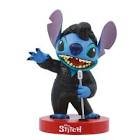 Figurine elvis cuir noir