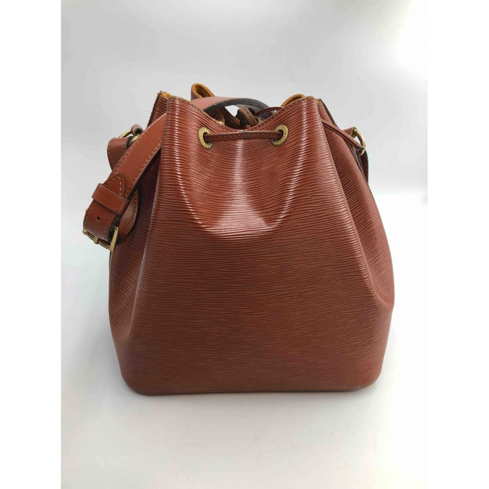 Sac noe cuir epi bleu