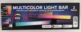 Barre lumneuse multicolor light bar 2 pack