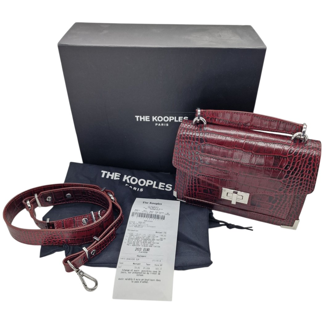 Sac emily small effet crocodile