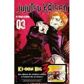 Jujutsu kaisen tome 3 - retour de baton - avec un album de stickers offert