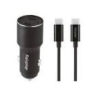 Pack chargeur voiture 60w cable 458728