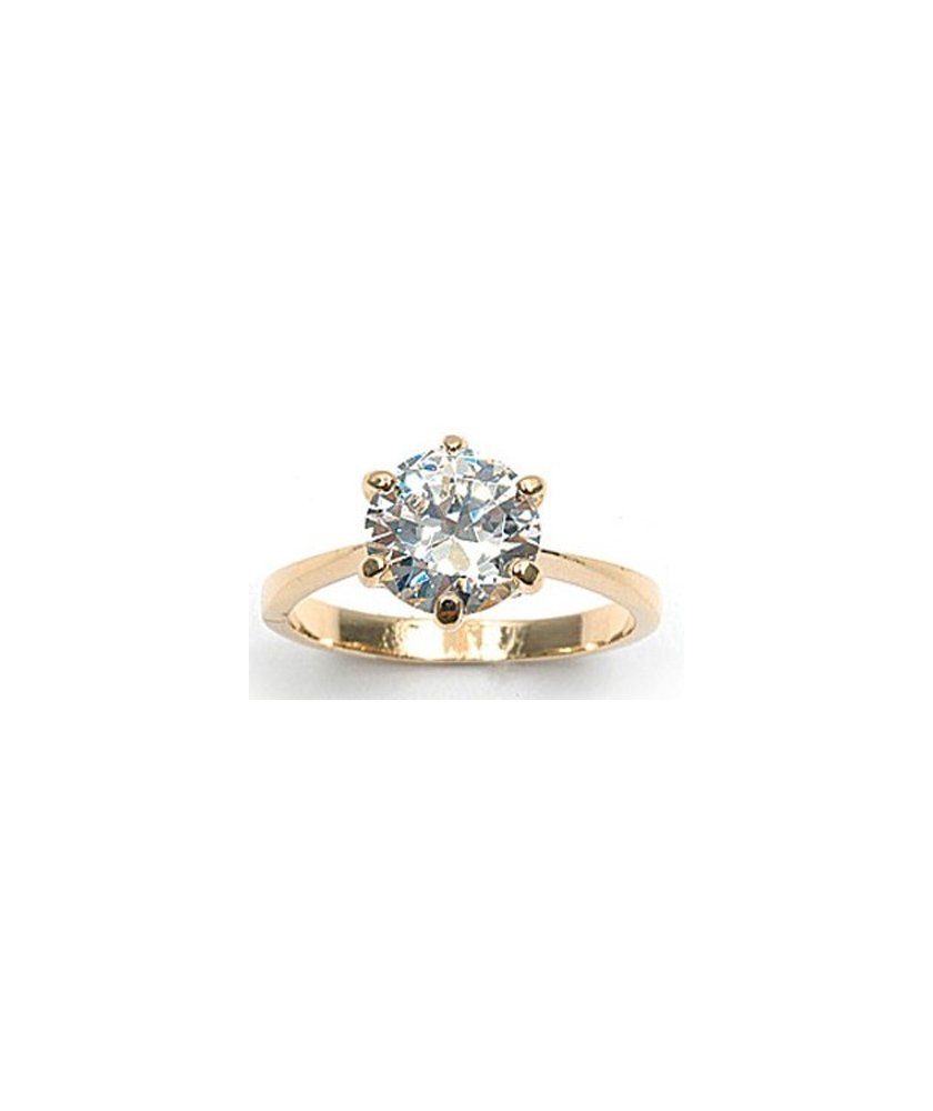 Bague solitaire 8mm t58 5230por-58