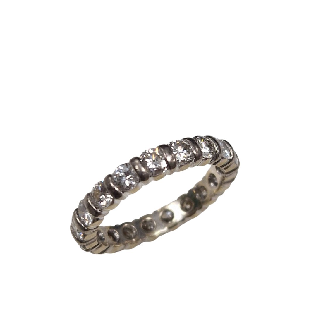 Alliance or blanc 3,1gr - diamant - t,57