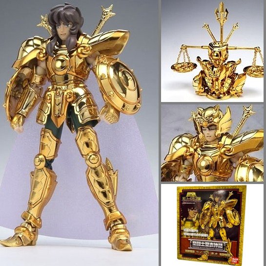 Figurine saint seiya chevalier d'or de la balance