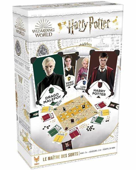 Figurines goodies harry potter - le maitre des sorts - jeu de societe