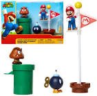Figurine mario diorama de la plaine du grand chene