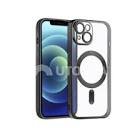 Coque clear magsafe halo noir iPhone 15 pro