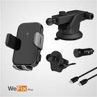 Support voiture aimante chargeur de boiture a induction