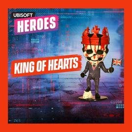 Figurine heroes - watch dogs legion - roi de coeur