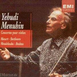 Cd concertos pour violon de mozart, beethoven, brahms & mendelssohn - yehudi menuhin philharmonie d