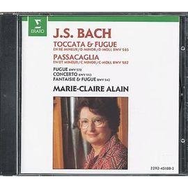 Cd toccata & fugue en re mineur bwv 565 alain, orgue