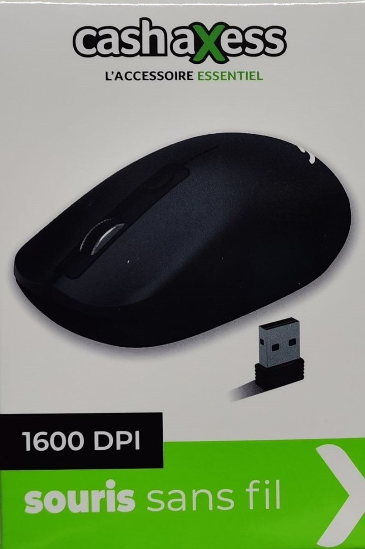 Souris sans fil 2.4ghz cash-s090sbk