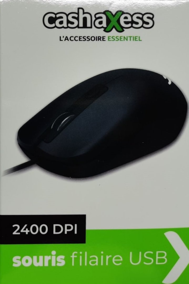 Souris filaire usb cash-s090bk