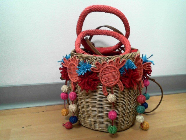Sac a main marie paille