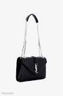 Sac enveloppe medium cuir matelasse grain de poudre