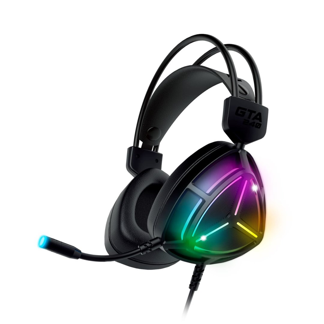 Casque gaming rgb multiplatefor mic-gta240