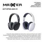 Casque sans fil bluetooth bths-anc-01