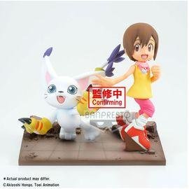 Figurine digimon - hikari &tailmon 12cm