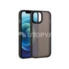 Coque satin matte iPhone 14 noir