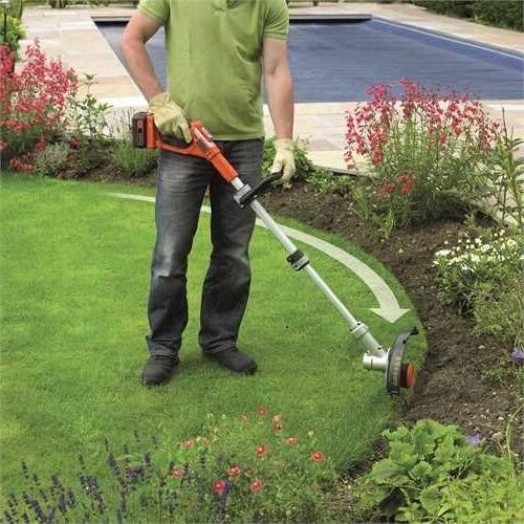 Jardin coupe bordure