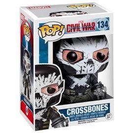 Figurine pop - marvel civil war - crossbones - pop n°134