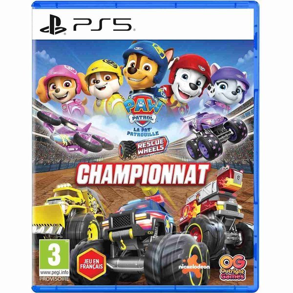 Jeu paw patrol la pat'patrouille rescue wheels championnat