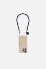 Accessoire telephone cordon court 40cm lia noir