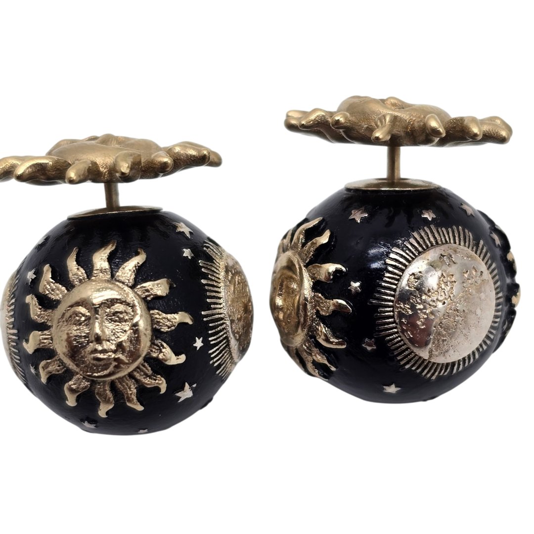 Boucles d'oreille tribales highlight collection soleil lune