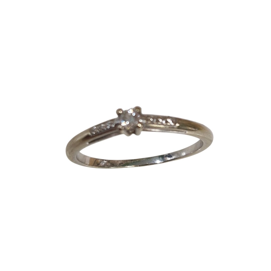Bague solitaire diamant 2,6gr - t,58