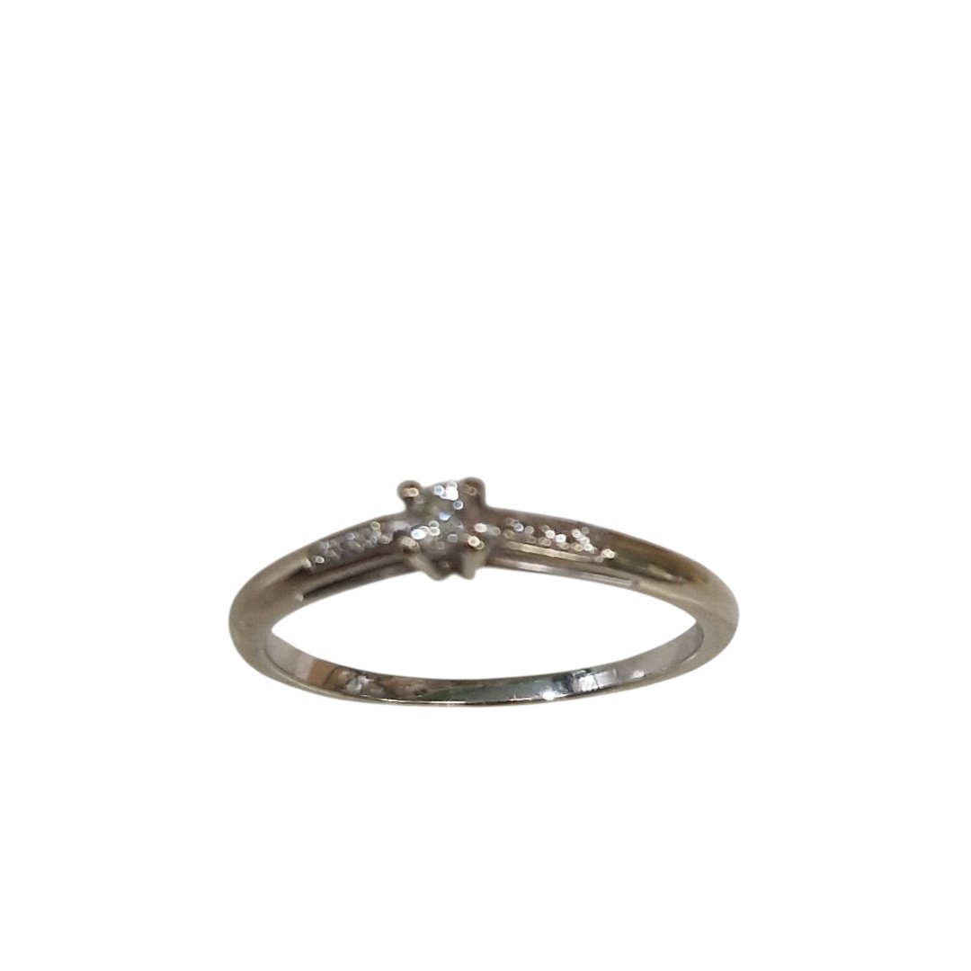 Bague solitaire diamant 2,6gr - t,58